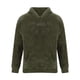 thumbnail image 4 of Sudadera con capucha para hombre, informal, de doble cara, con bolsillo de terciopelo, color liso, de manga larga, blusa de poliéster para hombre, 4 of 7