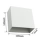 thumbnail image 4 of lámpara de pared AC 85-265V 6W Cubo LED Apliques de pared Luz COB moderna Lámpara de pared Accesorios de iluminación montados para pasillo Escalera Mesilla de noche Pasillo Porche Andoer lámpara de pared, 4 of 7