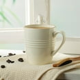 thumbnail image 4 of Famiware Jupiter 4-Piece Stoneware Coffee Mug Sets, Dishwasher Safe and Microwave Safe, Vanilla White, 4 of 5