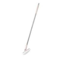 yulier Floor Scrub Brush with 35.4 Inch Long Handle, Stiff Bristle Floor Scrubber for Cleaning Shower Bathroom Kitchen Wall Tile, Household Floor Cleaning Brush, Pink