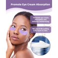 thumbnail image 3 of Temogu-Patchs pour les Yeux en Silicone - 2 Paires Réutilisables, Patchs Anti-Rides, Masque pour les Yeux, Repulpe les Ridules et Rides, avec Applicateur de Crème pour les Yeux en Métal, Étui en Étain, Violet, 3 of 4