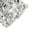 Silver, variant on Set of 2 Silver Big Payette Sequin Wedding Arch Cover for Half Crescent Moon Backdrop Stand, Sparkly Double Sided - 6.5ft, 8ft