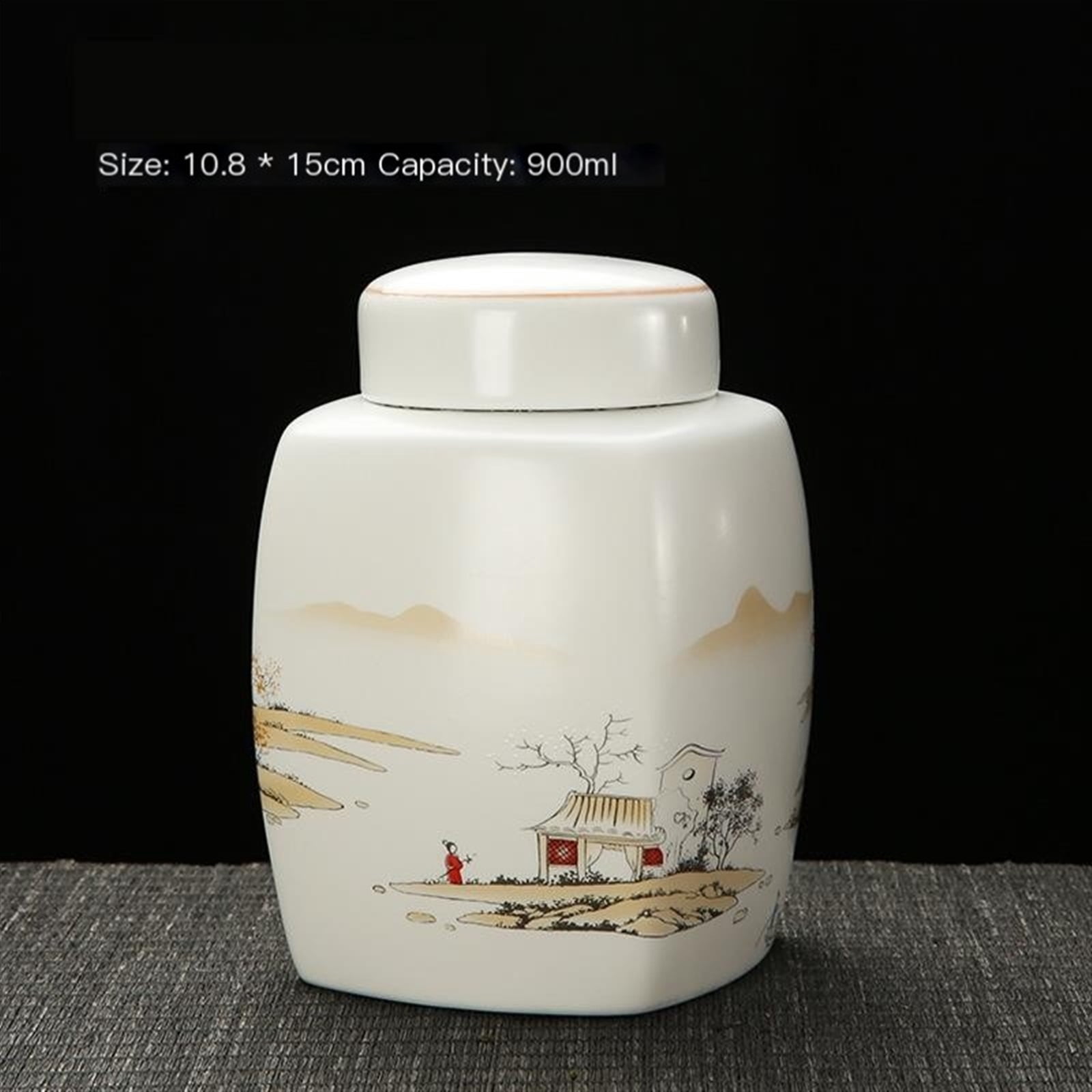 Ceramic Cremation Urns Funeral Pet Cat Dog Memorial Keepsake Ashes Container Jars Casket Columbarium Pet's Memory