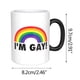 thumbnail image 3 of Ahorra al Comprar, Taza de cerámica que cambia de color con forma de ramo, taza multiusos, regalo de San Valentín, 400 ml Akmoler, 3 of 8