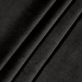 thumbnail image 5 of Eclipse Luxury Cotton Velvet 100% Blackout Rod Pocket Back Tab 84" x 50" Curtain Window Panel in Black, 5 of 7