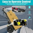 thumbnail image 3 of RXFSP Electric Stair Climbing Cart - 880lb Capacity Heavy Duty Dolly w/Removable Battery for Parties, Home & Commercial Moving, 3 of 13