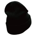 thumbnail image 3 of Route US 6 Embroidered 12 Inch Long Knitted Beanie - Black OSFM, 3 of 5