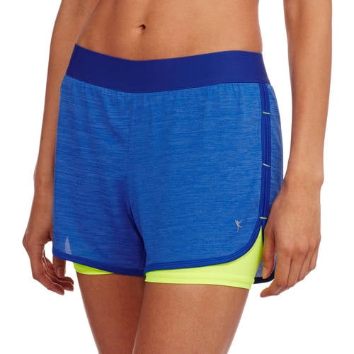 Danskin Now Danksin Womens 2fer Knit Running Short