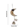 thumbnail image 3 of Xihbxyly La Mejor Oferta Nuevo Colgante Madera Kulban Ecológico con Corteza de Estrella de Cinco Puntas, Pequeño Colgante Artesanal, 3 of 5