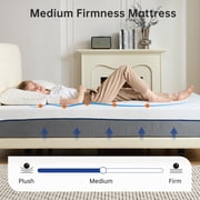 Babyqueen Queen Mattress 10 inch Cooling Gel Memory Foam Mattress in a Box, Edge Support & Motion Isolation, Certipur-US Certified
