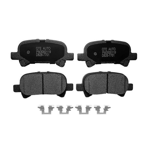Rear Brake Pads Replacement For 2000-2007 Toyota Avalon, 2000-2006 Toyota Camry, 2001-2008 Toyota Solara, Set of 4 Ceramic Brake Pads