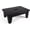 Black Color, variant on Oak Step Stool for Bed, Wooden Stool for Adults & Seniors - 6.5" High, Non-Slip Mat, No Assembly Needed, Solid Wood