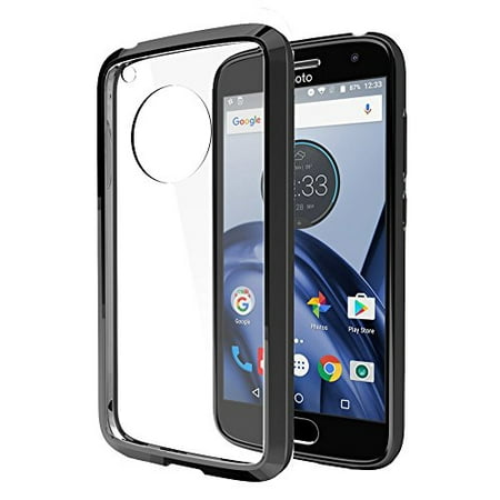 Motorola Moto G5 Plus Case, Dreamwireless Fusion Candy Acrylic Case Cover For Motorola Moto G5 Plus, Clear/Black