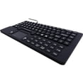 thumbnail image 2 of DSI WATERPROOF IP68 SILICONE MINI SIZE WIRED KEYBOARD WITH TOUCHPAD - Cable Connectivity - USB Interface - 104 Key - TouchPad - Windows - Industrial Silicon Rubber Keyswitch - Black, 2 of 6