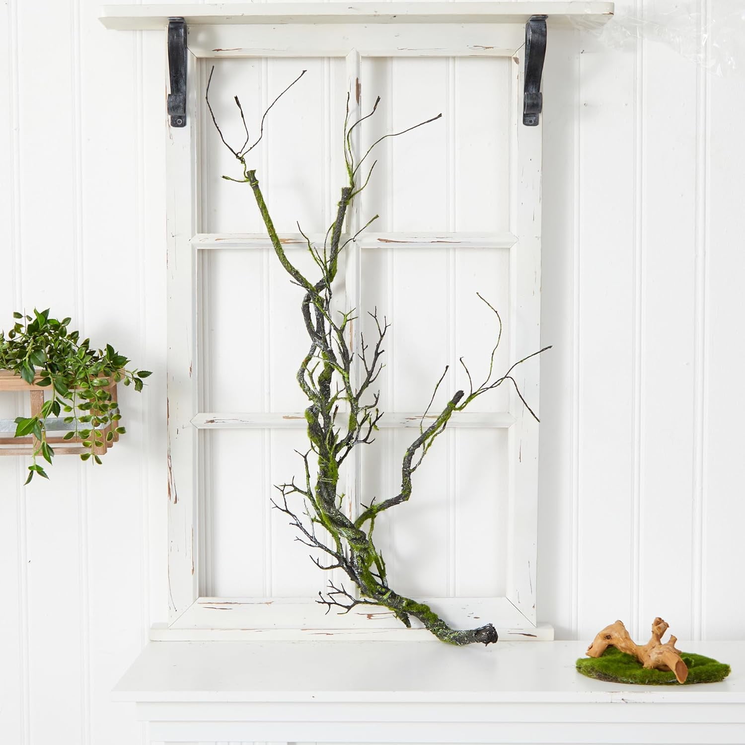 Nearly Natural 32in. Moss Twig Vine Artificial Plant (Set of 4)