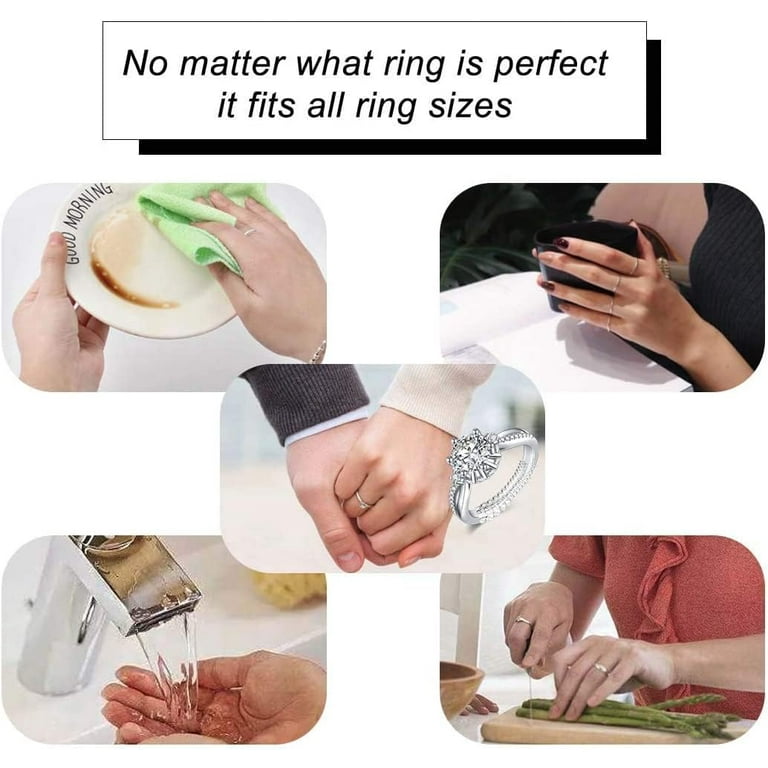 MDYBF 6 Sheets Invisible Ring Size Adjuster Silicone Ring Guard