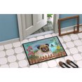 thumbnail image 4 of Caroline's Treasures CK1280MAT Pug Faon Tapis de Printemps pour Intérieur Ou Extérieur - 18 x 27 Po, 4 of 4