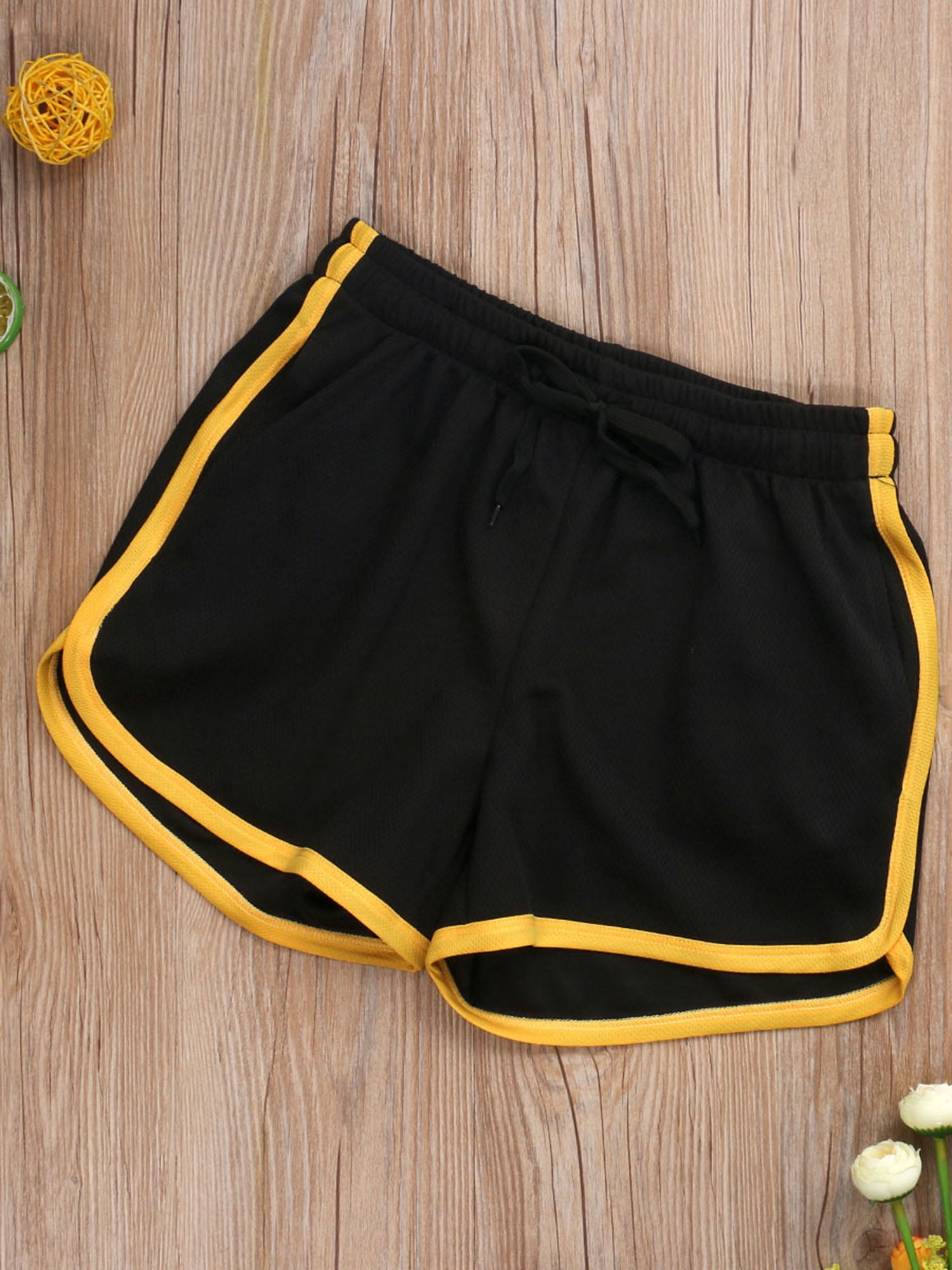 CenturyX Summer Running Shorts Men Sports Jogging Fitness Quick Dry Trunks  Gym Soccer Short Bottoms Breathable Beachwear Yellow M 