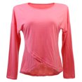 thumbnail image 1 of Phenovo Ccasual Manga Larga Tops Asimétricos Camisa De La Camiseta S Rojo De La Rosa Sunnimix tops para mujer, 1 of 8