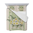 thumbnail image 7 of Spring Floral Daisy Twin XL Size Down Alternative Comforter, Lightweight Comforter Quilt Bedding Set with Pillow Shams Leaves Linen Printed All Seasons Bed Comforter Duvet Insert 68"x98", 7 of 7