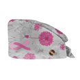 thumbnail image 5 of Nurse Cap for Women featuring Vibrant Prints crafted with Breathable Cotton for Nursing Healthcare and Kitchen Food Service with Adjustable Ties Dark Gray, 5 of 5