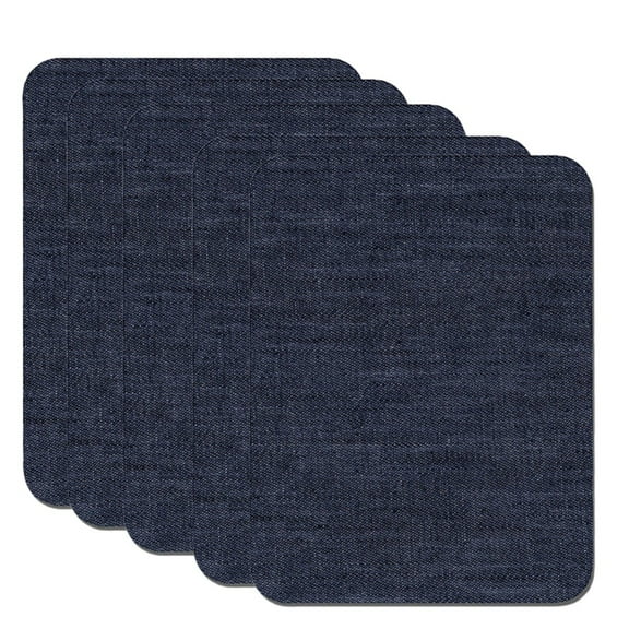 5Pcs Set Cotton Clothing Patches 9.5cmX12.5cm Fabric Iron-On Patches Strongest Glue DIY Decorations For Repair Shirts Jeans