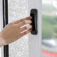 thumbnail image 2 of Manija de puerta corredera autoadhesiva de plástico de 4 piezas para puertas tipo pasta y gabinetes de ventanas, negro JAMW Sencillez, 2 of 5