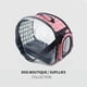thumbnail image 2 of Bolso de hombro para mascotas, bolso de mano para gatos, para viajes al aire libre, transpirable, para cachorros y gatitos, transparente, portátil, con correa para el hombro, 2 of 5
