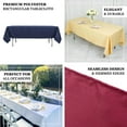 thumbnail image 5 of Efavormart Lavender Seamless Premium Polyester Rectangular Tablecloth 220GSM 60"x102", 5 of 6