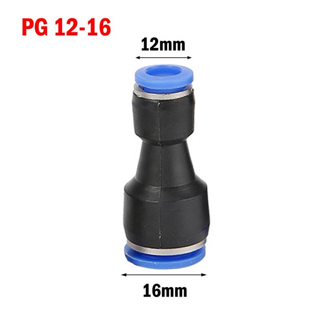 PG 2 Ways Stright Shape Pneumatic Quick Fitting Air Connectors Hose