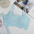 thumbnail image 1 of Sujetador deportivo de talla grande para mujer, de una pieza, sin costuras, sin aros, para dormir y yoga, 1 of 6