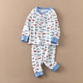 thumbnail image 6 of MEZZALL Boys Pajamas Sets Comfortable Cartoon Print Loungewear Toddlers Soft Sleepwear Crew Neck Long Sleeve Tops And Pants Two Piece Pajamas Sets For Children Cozy Nightwear Stylish Homewear, 6 of 8