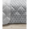 thumbnail image 3 of Geometric Down Alternative Comforter, Traditional Oriental Pattern with Classical Curves Illustration, Microfiber Quilt for All Season, 5 Sizes, Grey Beige, by Ambesonne, 3 of 3