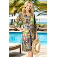 thumbnail image 3 of HAPPY BAY Women's Beachwear Swimsuit Coverups for Women Summer Swim Beach Dress Cover ups for Swimwear Women Bathing Suit Oversized Tunics 14 Old Gold_AC160, 3 of 5