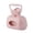Pink, variant on Portable Pet Poop Collector One-Handed Clamping Design Labor-Saving Hygienic Waste Catching Scooper for Daily Outdoor Walking Waste Cleaning of Dogs and Cats(Grey-16.5x10.3cm)
