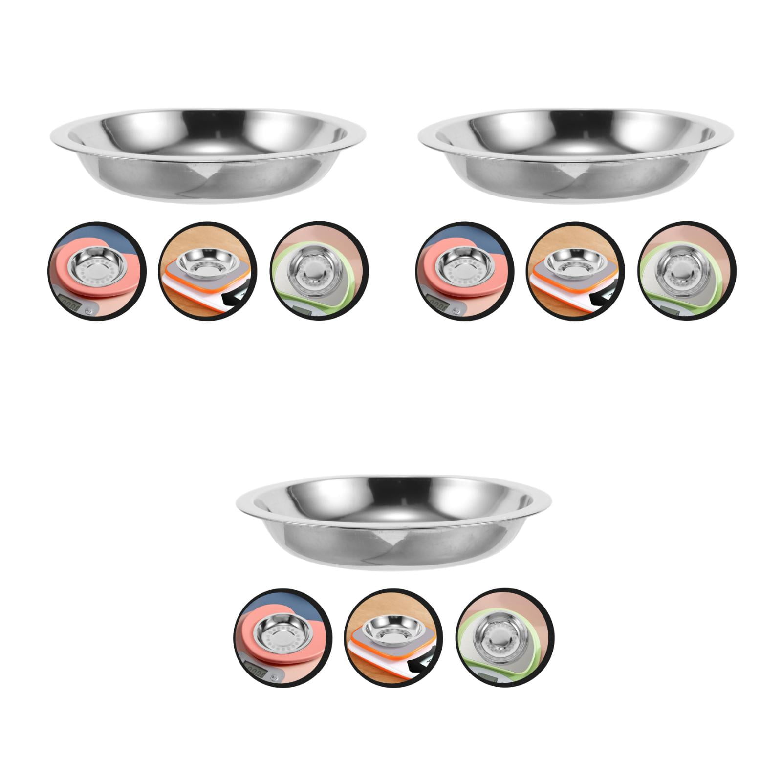 Masteelf 12-Piece Stainless Steel Weighing Scale for Kitchen Electronic Scales, Measuring Dishes, and Balance Cups Accessories