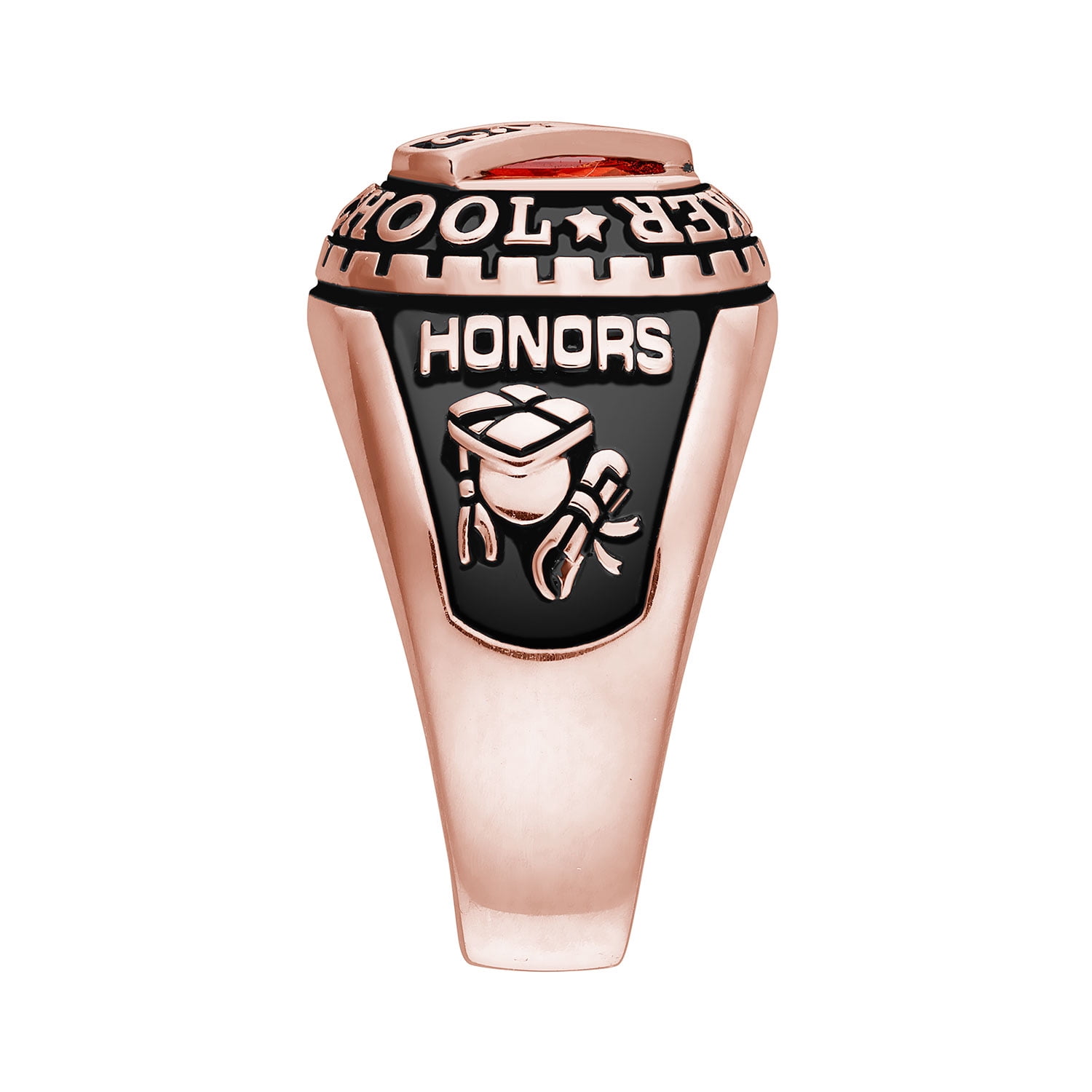 Order Now for 2025 Graduation, Freestyle Women's Bridge Birthstone Class Ring Celebrium, Personalized, High School or College Graduation