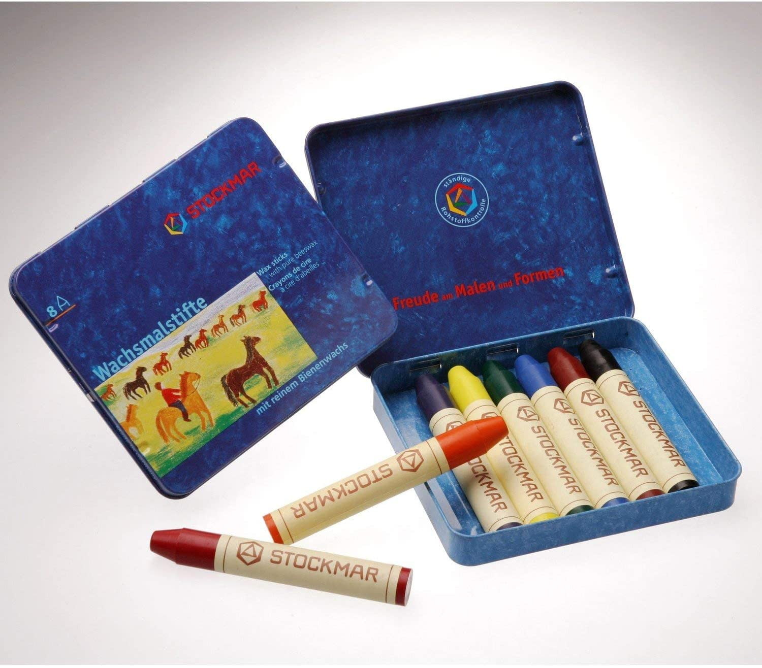 Stockmar Wax Stick Crayons - 8 Colors