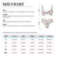 thumbnail image 6 of Wukai Undersea Seahorse Women's Bikini Set Two Piece,wimsuit High Waisted V Neck Twist Front Adjustable Spaghetti Straps Bathing Suit-XX-Large, 6 of 7