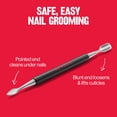 thumbnail image 5 of Revlon Expert Dual-Ended Nail Groomer, Stainless Steel Nail Care Tool Clean Under Nails and Lift Cuticles, 1 Count, 5 of 9