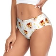 thumbnail image 2 of Balery Funny Corgi Ropa Interior de Algodón para Mujer con Dibujo – Braguitas Cómodas y Elásticas, Estilo Clásico-Small, 2 of 6