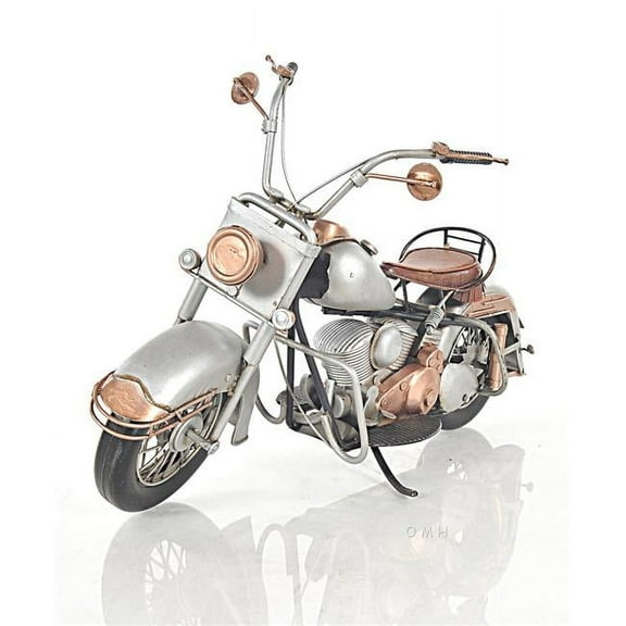 Old-Modern Handicrafts Collectible 957 Harley-Davidson Model Building Kits, Metal/Iron Multicolor, 1.65 lb