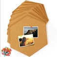 thumbnail image 2 of Guardoinrt Home Office Hotel Message Board Self Adhesive Removable Note Notice Plate Decor Living Room Photo Display Boards Ornament 50 Pieces Pushpins, 2 of 7