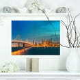 thumbnail image 1 of San Francisco Skyline at Night - Large Cityscape Canvas Print, 1 of 3