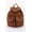 Camel, variant on Vegan Leather Backpack, Studded Rivet Drawstring Backpack Purse, Gothic Punk Shoulder Bag for Travel, School & Everyday Use