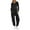 Black, variant on Women's Brushed Bib Overalls Adjustable Suspenders Winter Ski Pants