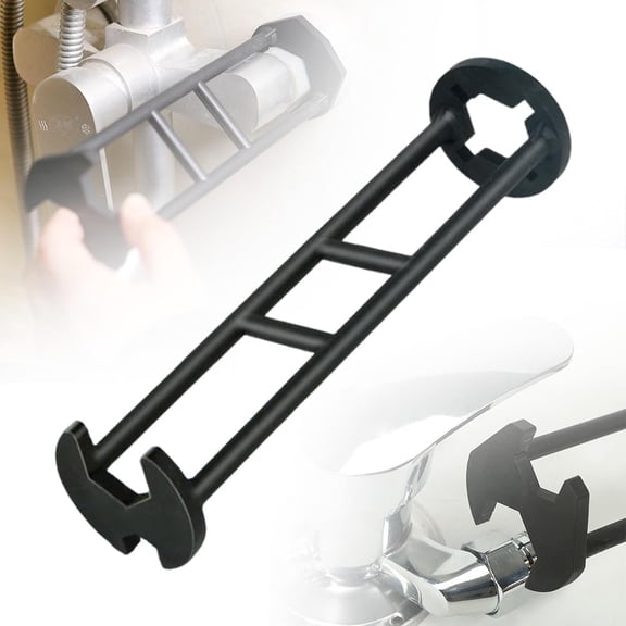 2Pcs Multifunctional Sink Wrench, 2026 New Sink Wrench Plumbing Tool, Kitchen Faucet Wrench Tool, Basin Wrench Set for Kitchen Bathroom for Tight Spaces (Style-A)