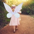 thumbnail image 2 of Fairy Wings Dress Up Sparkling Sheer Wings Butterfly Fairy Disfraz de Halloween Angel Wings para niños, niñas y mujeres oso de fresa Hogar, 2 of 5