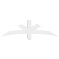 thumbnail image 2 of 60"W x 17 1/2"H x 4"D x 4"F, 7/12 Pitch, Alberta Architectural Grade PVC Gable Bracket, 2 of 8