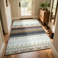 thumbnail image 3 of TWINNIS 8'x10' Brown Area Rug Non-Slip Bohemian Rug Indoor Washable Rugs for Living Room, 3 of 8